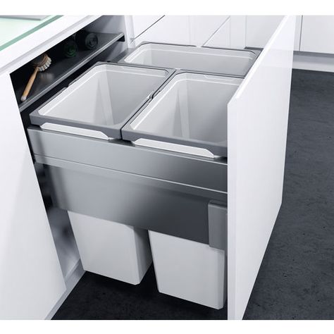 Pull Out Bin, Pull Out Trash Cans, Kitchen Waste Bin, Fitted Cabinets, Kitchen Cabinet Pulls, Kitchen Waste, Waste Bin, Kitchen Bin, Kitchen Units