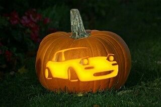 #Halloween #TopMiata #TopMiataThrowback    TopMiata.com Miata Halloween, Miata Car, Cheap Sports Cars, Pumkin Carving, Top Miata, Eunos Roadster, Fiat 124 Spider, Mx 5 Miata, Fall Festivities