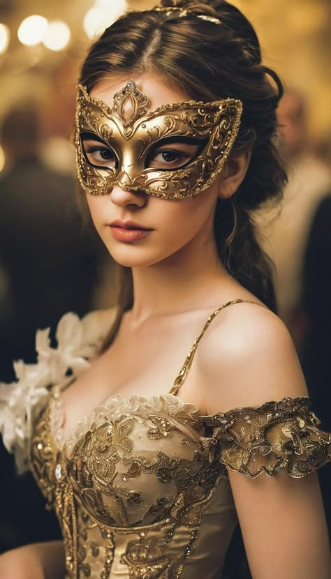 Adorn your phone with the most beautiful girl in the world wearing a stunning dress at a masquerade ball 🎭 #iPhoneWallpaper #Fashion #FantasyArt #Masquerade #Elegant Elegant Masquerade Dress, Fairytale Masquerade Ball, Masquerade Photoshoot Ideas, Masquerade Ball Art, Masquerade Ball Gowns Elegant With Mask, Royal Masquerade Ball, Mascarade Outfit, Mascarade Ball Outfit, Masked Ball Outfit