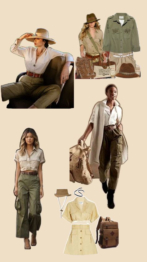 What to wear Safari Outfit Women, Safari Outfit, Back To School Crafts, Safari Party, School Crafts, Sri Lanka, 1st Birthday, What To Wear, Back To School