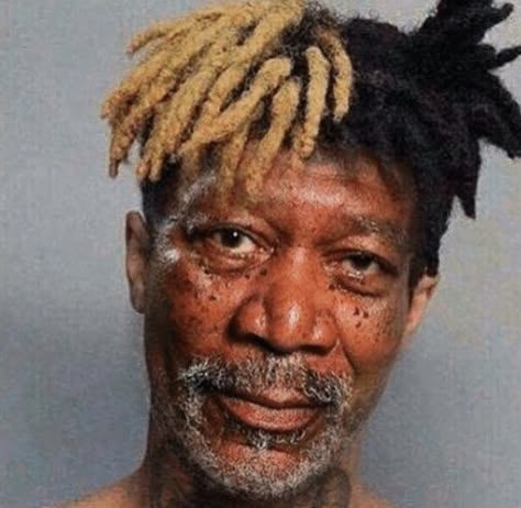 Dyed Dreads, Old Man Pictures, Dread Hairstyles For Men, Chill Guy, Long Dreads, Pig Pictures, Funny Emoji Faces, Beard Hairstyle, Gang Gang