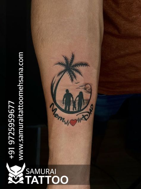 Mom dad tattoo |Tattoo for mom dad |mom dad tattoos |Mom dad tattoo ideas in 2022 | Band tattoo designs, Mom dad tattoos, Shaka tattoo မိသားစု Tattoo, Surya Tattoo, Dad Tattoo Ideas, Shaka Tattoo, Anklet Tattoos For Women, Maa Tattoo Designs, Mom Dad Tattoo, Tattoo For Mom, Tattoos Mom