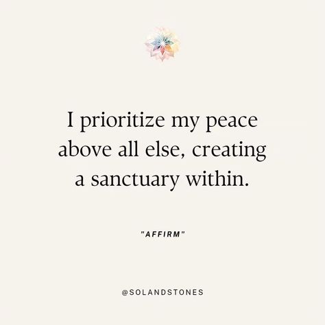 ✨ Protect your peace with these powerful affirmations. Remember, your inner calm is priceless. * * * @solandstones @solandstones @solandstones * * * #ProtectYourPeace #SelfCare #MentalWellness #InnerPeace #PositiveVibes #Mindfulness #SelfLove #CalmMind #StressRelief #PeacefulMindset #Affirmations #DailyAffirmations #PositiveThinking #HolisticHealth #reiki #starseeds #lightworker Protecting My Peace, Calm And Peace, Protect Your Peace, My Peace, Powerful Affirmations, Inner Peace Quotes, Peace Quotes, Words Of Affirmation, Peaceful Life