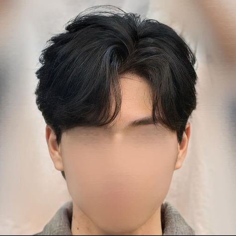 2 Block Haircut Men Long, Asian Male Middle Part, Asian Spiky Hair, Nerd Hairstyles Men, Korean Side Part Hair Men, Korean Style Haircut Men, Two Block Fringe, Side Part Rủ, Korean Perm Hairstyle Men