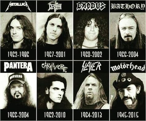 Chuck Schuldiner, Arte Heavy Metal, Metal Meme, Dimebag Darrell, Heavy Metal Art, One Last Time, Extreme Metal, Heavy Metal Music, Band Members