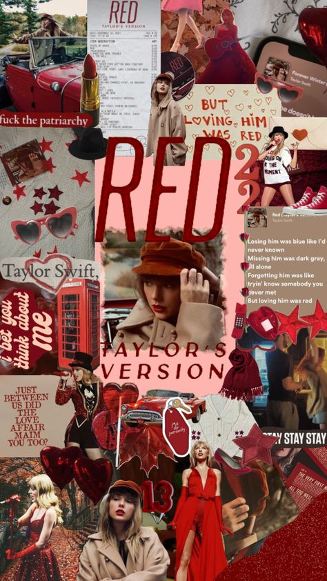 Taylor Swift//Red (Taylor’s version) ❤️ #taylorswift #red Taylor Swift Red Album, 22 Taylor, Taylor Swift Party, Loving Him Was Red, Estilo Taylor Swift, Taylor Swift Cute, Taylor Swift Posters, Swift Photo, All About Taylor Swift