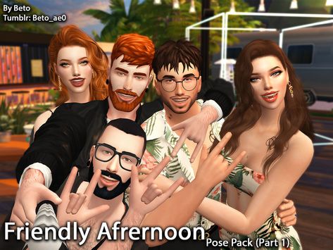 Sims 4 Family Of 6 Pose Pack, Sims 4 Cc Group Poses, Sims 4 Brother And Sister Poses, Sims 4 Poses Friends, Sims 4 Selfie Poses, Sims Family, Sims Poses, Ts4 Poses, Sims 4 Family