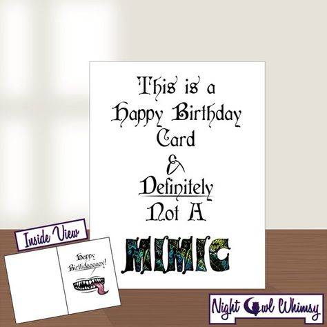 Dnd Birthday, Gamer Stuff, Husband Birthday Card, Cards For Boyfriend, Cute Birthday Cards, Husband Birthday, Cards Ideas, Dungeon Master, Cards For Friends