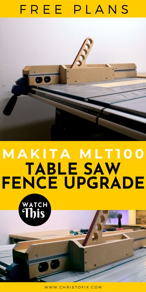 Diy Track Saw Guide, Tablesaw Fence Diy, Table Saw Fence Diy, Table Saw Fence Upgrade, Fence Upgrade, Table Saw Table, Table Saw Extension, Home Made Table Saw, Fence Planning