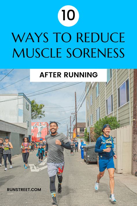 soreness-running Sore Hips From Running, Sore After Workout, Sore Muscles After Workout, Leg Muscle Pain, Sore Hips, Sore Muscle Relief, Athlete Recovery, Sore Legs, Sore Knees