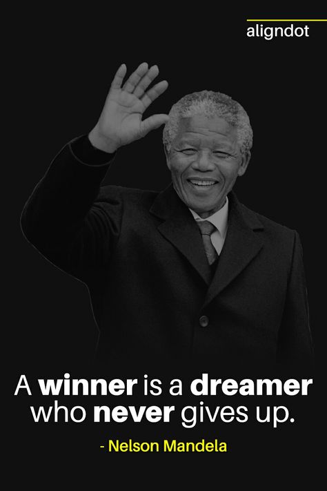 A winner is a dreamer who never gives up -nelson mandela A Winner Is A Dreamer Who Never Gives Up, Fox Quotes, Mandela Quotes, Nelson Mandela Quotes, Stoic Quotes, Success Habits, Melissa Mccarthy, Nelson Mandela, Inspiring Quotes About Life