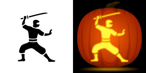 Ninja Pumpkin Stencil Ninja Pumpkin, Pumkin Decoration, Printable Pumpkin Stencils, Pumpkin Stencils Free, Pumpkin Carving Stencils Free, Pumpkin Stencils, Pumpkin Pictures, Christmas Tree Coloring Page, Pumpkin Template