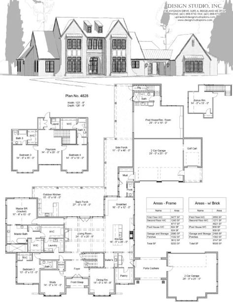 Mcgee House, Green House Design, Pdf Design, Mansion Floor Plan, Plans Architecture, Architectural Floor Plans, Sims House Plans, Floor Plan Layout, House Layout Plans