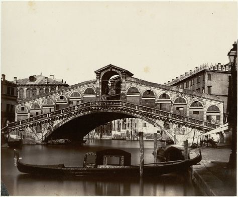 Venice in the Early Days of Photography – Rare Vintage Photos of the Queen of the Adriatic Before 1900 Old Venice, Battle Of Lepanto, Republic Of Venice, Italy Pictures, Rialto Bridge, Places In Italy, Venice Travel, Bw Photo, Venice Italy