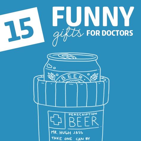 15 Somewhat Inappropriate Gifts for Doctors- help give them a laugh with these funny gifts! Because their job is already serious enough. Presents For Doctors, Nurse Friends, Gifts For Doctors, Inappropriate Gift, Doctor Help, Doctor Humor, Funny Presents, Doctors Day, Walk The Line