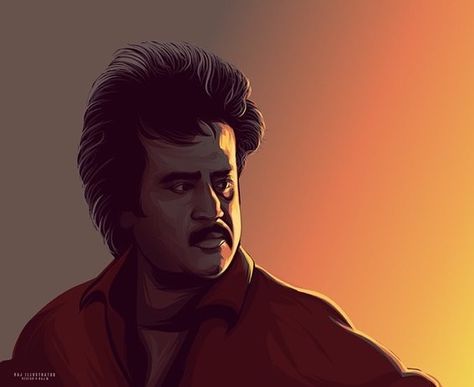 12.7k Likes, 24 Comments - SS Music (@ssmusicofficial) on Instagram: “A Fan art for #Superstar #Rajinikanth ‘s #Thalapathi !” Thalapathy Rajini Movie Poster, Rajinikanth Wallpapers Art, Annamalai Rajini, Thalapathy Rajini Movie, Rajini Illustration, Movie Character Sketch, Tamil Posters, Rajini Kanth, Swag Poster