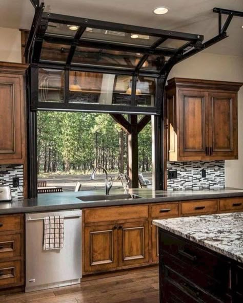 i love the big doors #barn #barndominium #business #farmhouse #farm #dallas #polebarnhouse #monday #texas #followme #tiktok #garage #video… | Instagram post from BARNDOMINIUM IDEAS (@barndominiumideas) Dapur Rustic, Model Dapur, Glass Garage Door, Shop Barndominium, House Kits, Barn Style House Plans, Barn Style House, Metal Building Homes, Mediterranean Homes