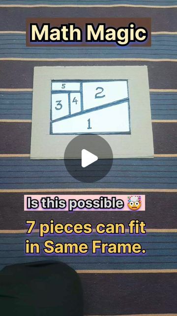 Teacher Innovation Ideas on Instagram: "Math Tricks | Puzzles | Math magic | Challenge | Mind Game | Impossible
#Math #maths #reels #trending #trendingreels #shorts #govt_schools #viralvideos #viral #inspiration #innovation" Maths Tricks Magic, Maths Exhibition Ideas High School, Maths Puzzles With Answers, Math Magic Tricks, Innovation Ideas, Math Lab, Creative Math, Math Magic, Magic Puzzles