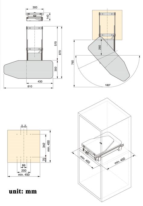 Hiding Ironing Board Foldable Ironing Station in Cabinet for Apartment & Small Room | Sturdy Folding Board, Easy-Release Lever : Amazon.ca: Home Laundry Room With Ironing Station, Ironing Board Cabinet, Pull Out Ironing Board, Claremont House, Folding Ironing Boards, Ironing Station, Folding Board, Ironing Boards, Luxury Closets Design