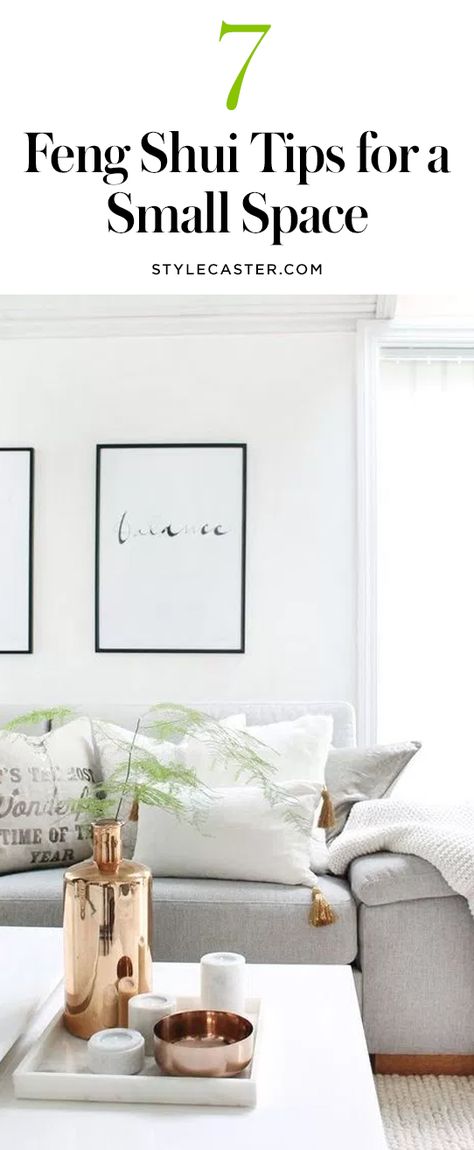 STYLECASTER | Feng Shui Feng Shui Apartment, Feng Shui Dicas, Feng Shui Bedroom Tips, Feng Shui Garden, Feng Shui Living Room Decor, Feng Shui Living Room, Feng Shui Design, Feng Shui Bedroom, Feng Shui Decor