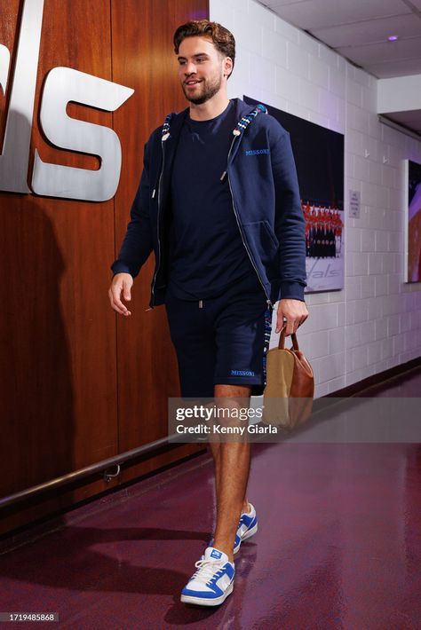 Corey Kispert of the Washington Wizards arrives to the arena before... News Photo - Getty Images Corey Kispert, Joey King Red Carpet, Nba Outfit, Washington Wizards, Digital Asset Management, National Basketball Association, Washington