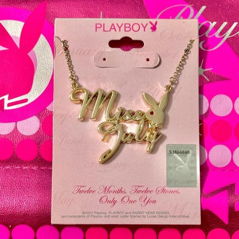 Playboy Miss July Gold Necklace NWT Limited Edition... - Depop Playboy Necklace, Red Eye, Ruby Red, Limited Editions, Ruby, Gold Necklace, Limited Edition, Crystals, Gold