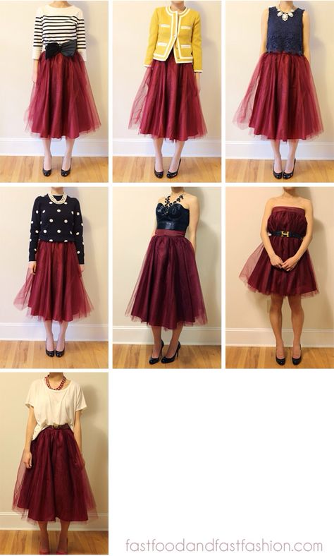 Peter Pan Syndrome, Mode Ab 50, Tulle Skirts Outfit, Tea Length Tulle, Gonna In Tulle, Food Fast, Tulle Skirt Black, Tulle Skirts, Grow Out