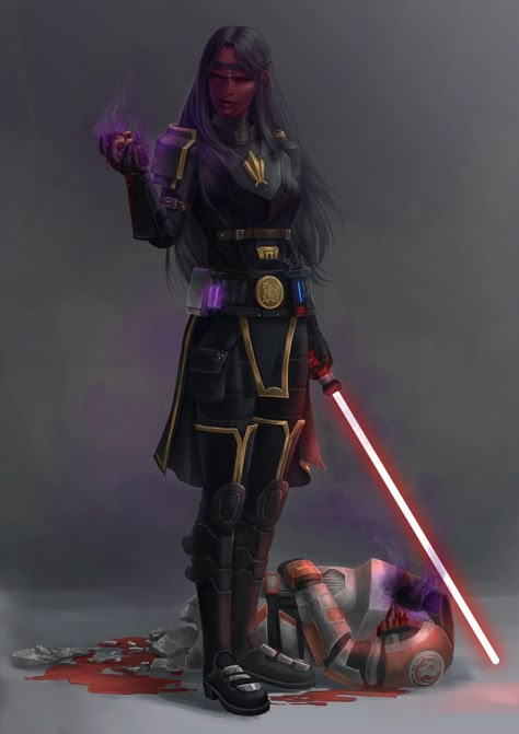 Star Wars Sith Female, Sith Pureblood, Space Empire, Female Sith, Sith Order, Sith Lords, Sith Empire, Star Wars Oc, Star Wars Light