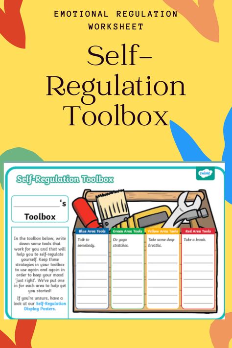 Understanding the areas of self-regulation helps learners to settle and focus on tasks ahead, both in the classroom and the playground. Teaching them about self-regulation is a valuable way to help learners focus and start to understand their emotions and how they affect the way they feel Use this worksheet with your young learners to revisit self-regulation and the different zones Encourage your class to fill their own toolbox with individual strategies that work for them for the four zones How Does Your Engine Run Self Regulation, Zones Of Regulation Toolbox Ideas, Zones Of Regulation Activities, Confidence Activities, Anger Management For Kids, Self Regulation Strategies, Zones Of Regulation, Feelings Activities, Impulse Control