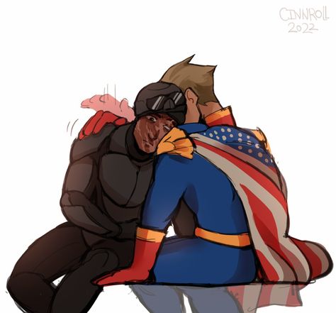 fanart by me (@cinn_roll on twitter) homelander and black noir hug Uncle Ruckus Pfp, Black Noir The Boys Fanart, Homelander X Butcher Fanart, Homelander X Black Noir, Homelander And Black Noir, Black Noir Fanart, Homelander Art, Black Noir The Boys, Homelander Fanart