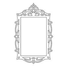 Frame Design Drawing, Fancy Drawing, Mirror Drawings, Frame Drawing, Handmade Photo Frames, Wall Art Diy Paint, Border Ideas, Design Mirror, Easy Frame