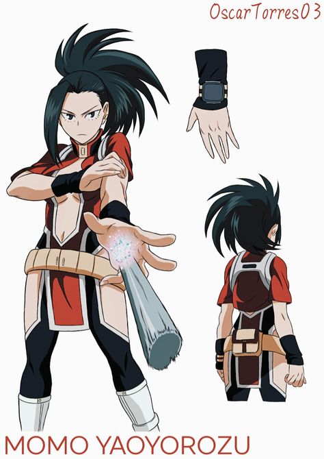 Creador: OscarTorres03 Traje creado originalmente Custome Hero Momo Hero Suit, My Hero Academia Redesign, Mha Momo, Mha Redesigns, Mha Au, Mha Pics, Hero Outfits, Mha Dr, Dresden Files