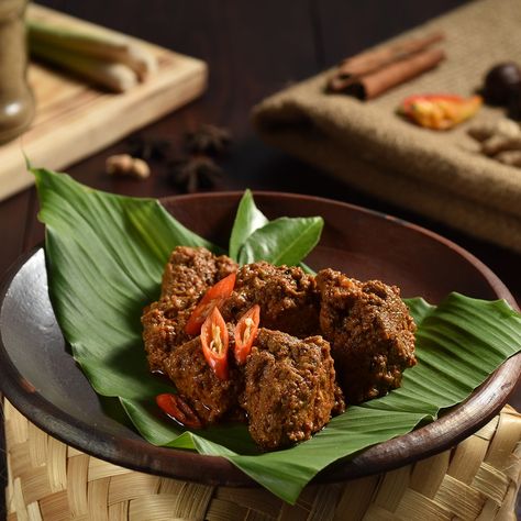 Fun Facts about Rendang As the World's Best Food - Indonesia Travel Rendang Daging, Cow Meat, Buffalo Meat, West Sumatra, Asam Jawa, Air Kelapa, Indonesian Cuisine, National Dish, Signature Dishes