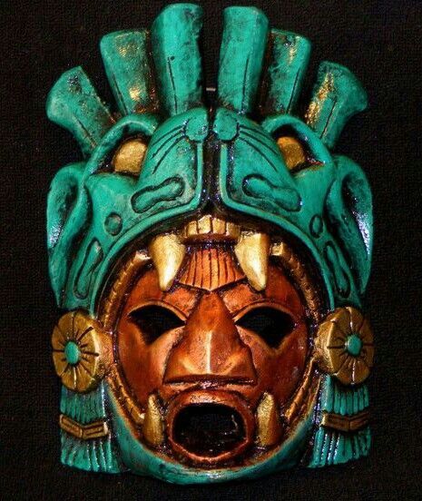 Maya Mask, Mayan Mask, Aztec Mask, Aztec Civilization, Maya Art, Ancient Aztecs, Wooden Mask, Aztec Culture, Mayan Art