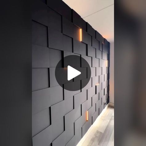 𝟑𝐃 𝐏𝐋𝐀𝐒𝐓𝐄𝐑 𝐖𝐀𝐋𝐋 𝐏𝐀𝐍𝐄𝐋𝐒 𝐓𝐄𝐓𝐑𝐈𝐒-𝐋𝐄𝐃 ✨ Here, ... | TikTok 3d Plaster Wall, Led Wall Panels, Plaster Walls, Wall Panel, Led Wall, Wall Panels, Wall Paneling, House Design, Led