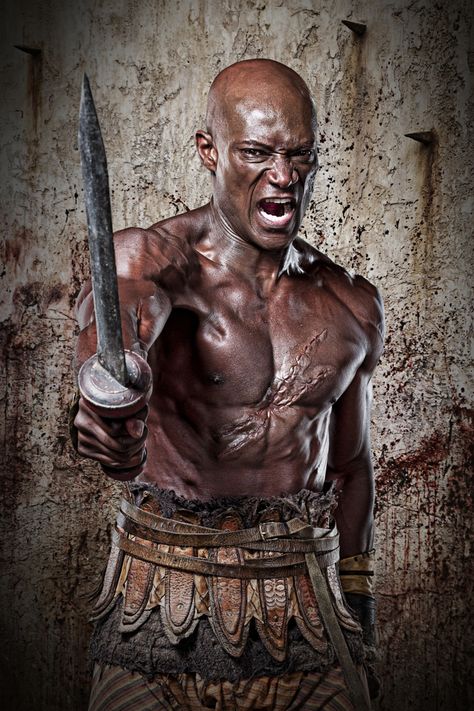 Peter Mensah, Spartacus Tv Series, Spartacus Vengeance, Spartacus Series, Gods Of The Arena, Spartacus Blood And Sand, The Arena, African History, Ancient Romans