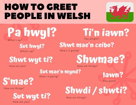 Welsh Language Learning, Welsh Culture Aesthetic, Welsh Swear Words, Welsh Aesthetic, Learning Welsh, Welsh Sayings, Welsh Culture, Welsh Heritage, Welsh Ancestry