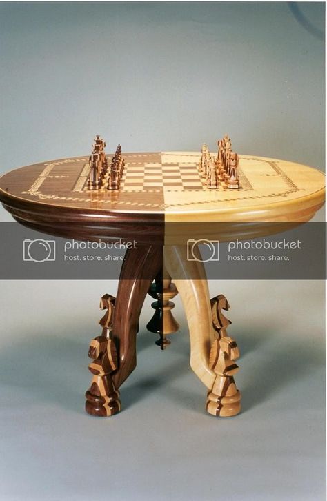 Chess Board Table, Chess Set Unique, Chess Table, Wooden Chess, Chess Game, Wood Creations, Into The Woods, Skagen, Chess Pieces