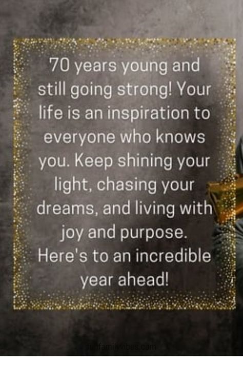 Celebrate the milestone of a 70th birthday with heartfelt, funny, and reflective wishes that capture the wisdom of seven decades. Happy Birthday 70th Wishes, Happy 70 Birthday Wishes, 70th Birthday Quotes For Ladies, Happy 70th Birthday Sister, Happy 70th Birthday Wishes Man, 70 Th Birthday Wishes, Happy 70th Birthday Wishes Female, Happy 70th Birthday Funny, 70 Birthday Party Ideas