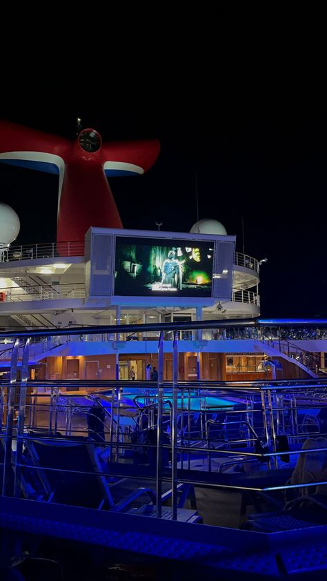 Carnival cruise ship at night, cruise aesthetic Vacation Aesthetic Wallpaper, Marvel Movie Night, Ship At Night, Aesthetic Wallpaper Summer, Cruise Aesthetic, Carnival Freedom, Winter Cruise, Carnival Cruise Ships, Cruise Pictures