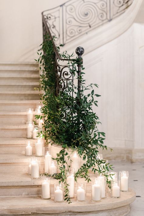 Staircase Greenery, Grand Staircase, Wedding Inspo, Florist, Our Wedding, Wedding Venues, Stairs, Flowers, Christmas