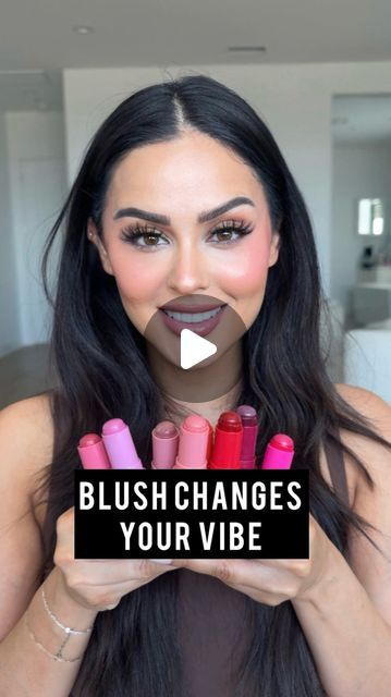 Christen Dominique | Blush really does change your vibe and even your mood🕶️😝🥰☺️  Blushes from @hauslabs   #blush #blushtips #makeup #makeuptips #blushhack... | Instagram Christine Dominique Makeup, Christine Dominique, Blush Tutorial, Blush Tips, Christen Dominique, Blush Contour, Blush Makeup, Christening, Makeup Tips