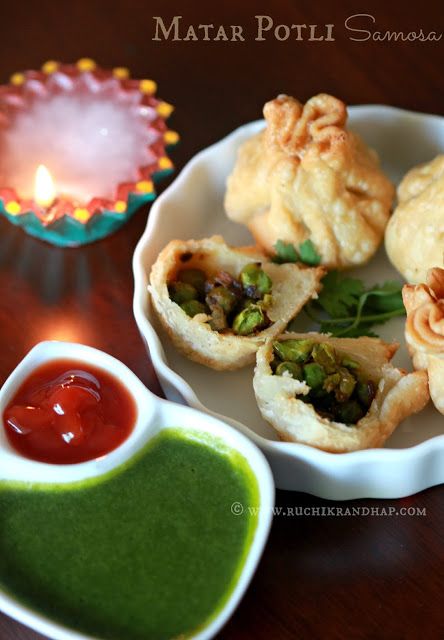 Potli Samosa, Fried Pastry, Green Peas, Samosa, Deep Fried, Diwali, Peas, Pastry, Tacos