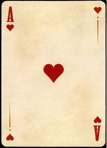 Hearts Playing Cards, Ace Card, Playing Cards Art, Ace Of Hearts, Vintage Poster Design, Heart Tattoo Designs, Vintage Playing Cards, Heart Cards, Red Aesthetic