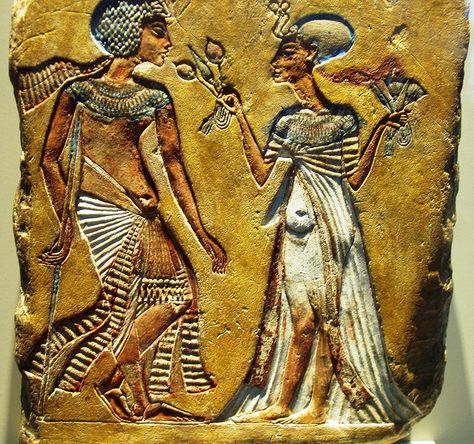 Treasures from Egyptian Museum Berlin - Tutankhamun & sister/wife Ankhesenamun Egypt Museum, Berlin Museum, Egyptian Artifacts, Ancient Egypt Art, Egyptian Pharaohs, Art Ancien, Egypt Art, Tutankhamun, Egyptian History