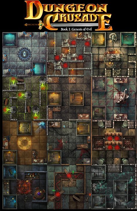 Game Mechanics Design, Rpg Board Games, Game Map, Bored Games, Dungeon Tiles, Steel Worker, Dungeons And Dragons Miniatures, Tabletop Rpg Maps, Board Game Design