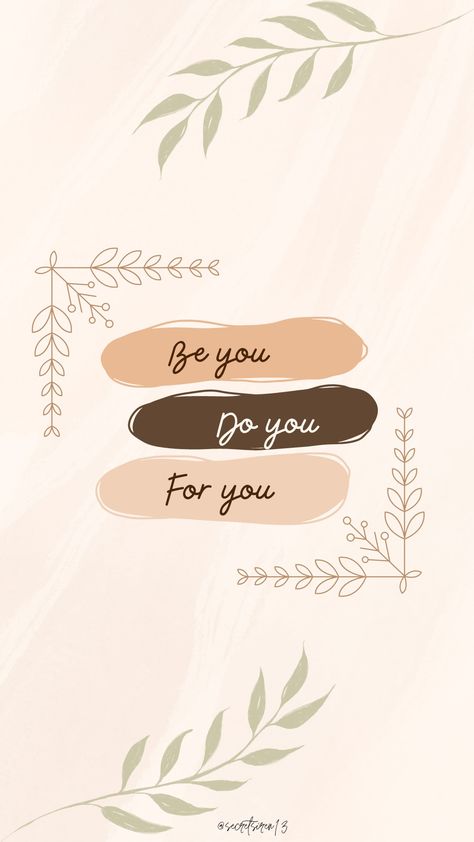 "Be you, Do you, For you" aesthetic wallpaper / minimalist wallpaper / Motivational Quote Motivational Wallpaper Aesthetic Pastel, Pretty Screensavers, Wallpaper Sayings, Aesthetic Wallpaper Minimalist, Monthly Vision Board, Wallpaper Aesthetic Pastel, Motivational Wallpaper Aesthetic, Personal Wallpaper, Aesthetic Nursing