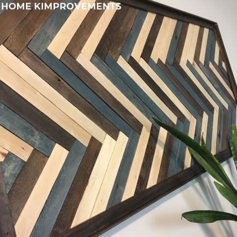 Herringbone Wood Wall Art, Wood Shim Wall Art, Wood Shim Wall, Shim Wall Art, Herringbone Wood Wall, Herringbone Wall Art, Diy Wood Wall Art, Wood Lath Art, Attic Inspiration