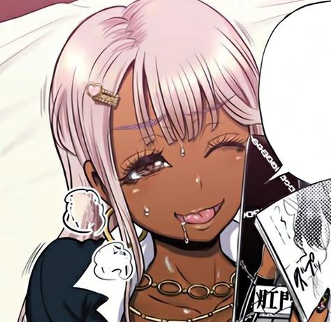 ] art cr rebisdungeon_en [ Gyaru Icon, Gyaru Anime, Black Gyaru, Royale High Journal Ideas, Judging People, African Ancestry, Cute Banners, Black Art Pictures, Zero Two