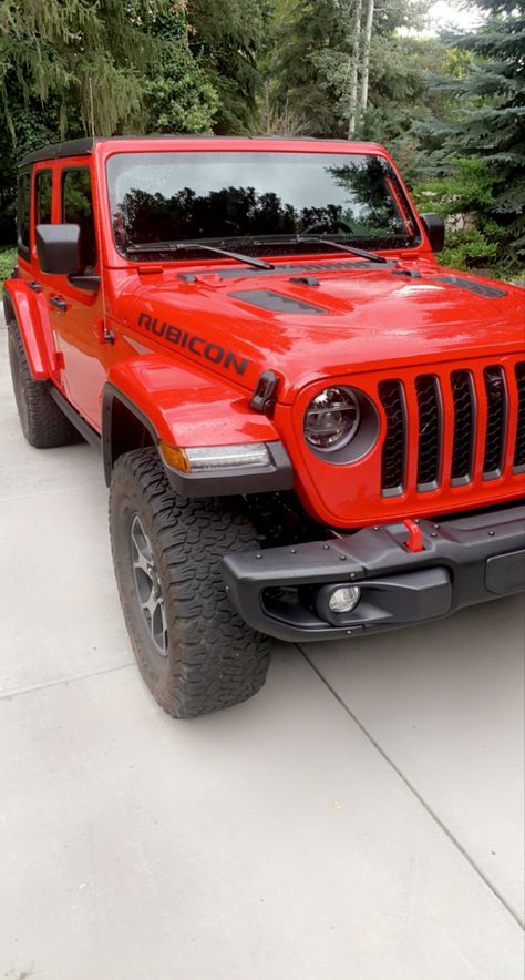 Jeep Wrangler Rubicon Red, Red Jeep Rubicon, Red Jeep Aesthetic, Jeep Aesthetic, Red Jeep Wrangler, Jeep Wallpaper, Red Jeep, Cars Jeep, Splash Images